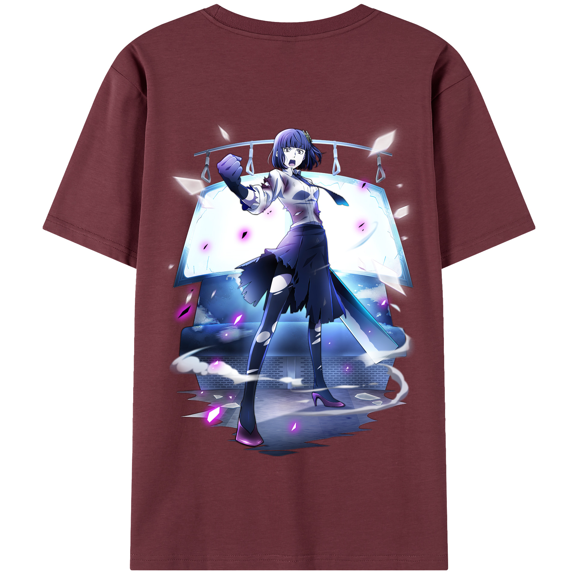 （画像用） 文豪ストレイドッグス Bungo Stray Dogs 綿100％半袖Tシャツ（背面プリント）